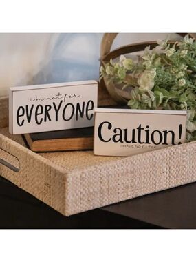 ($10) Not For Everyone Block Set